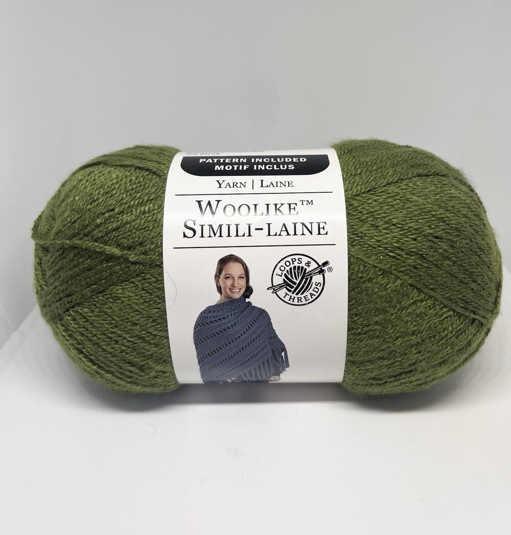 Loops & Threads Woolike Yarn, Olive